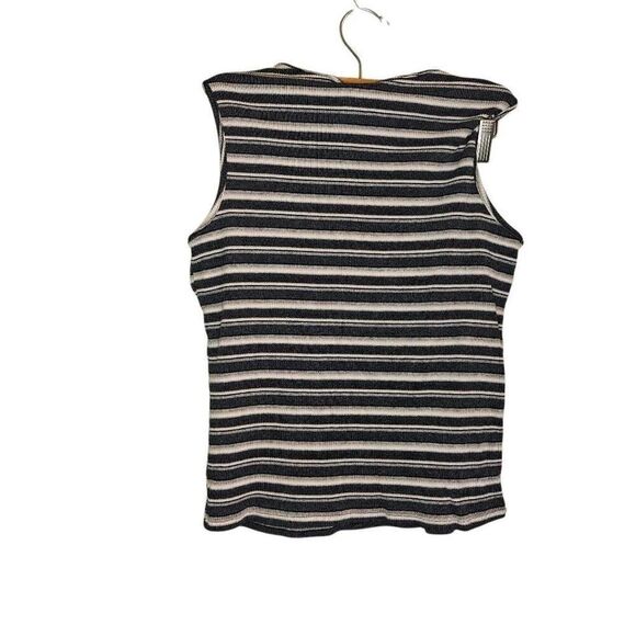 High Sierra Vintage Y2K Striped Knit Texture Tank - Picture 6 of 6